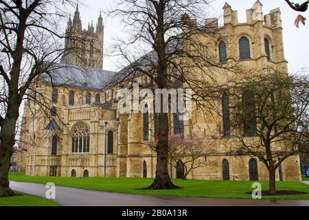 Cattedrale di Canterbury a Canterbury, Kent, Inghilterra - Cappella della Trinità all'estremità orientale della cattedrale Foto Stock