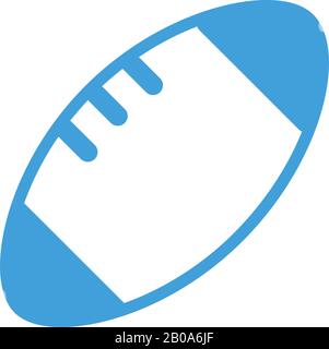 modello vettoriale americano di disegno dell'icona di calcio Illustrazione Vettoriale