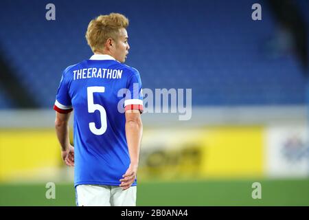 Kanagawa, Giappone. 19th Feb, 2020. Teerathon (FMarinos) Calcio : 2020 incontro H del gruppo AFC Champions League 2020 tra Yokohama FMarinos 4-0 Sydney FC al Nissan Stadium di Kanagawa, Giappone . Credito: Yohei Osada/Aflo Sport/Alamy Live News Foto Stock