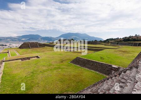 Sito archeologico di Teotenango, Valle di Toluca, stato del Messico, Messico, America Centrale Foto Stock