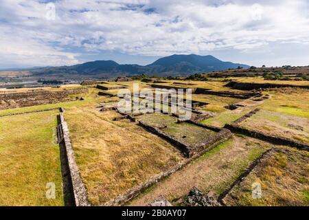 Sito archeologico di Teotenango, Valle di Toluca, stato del Messico, Messico, America Centrale Foto Stock