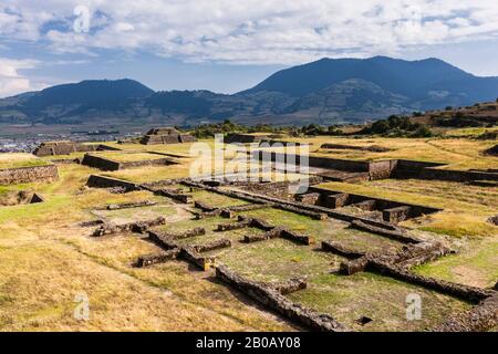 Sito archeologico di Teotenango, Valle di Toluca, stato del Messico, Messico, America Centrale Foto Stock