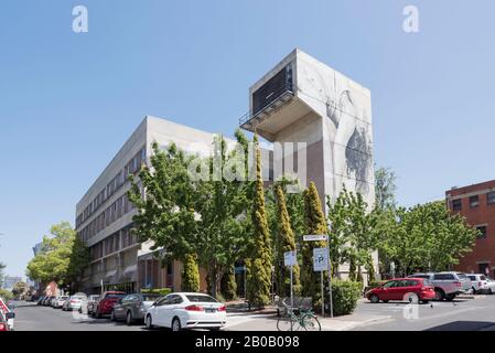 David Williamson Theatre, Melbourne Polytechnic in St John Street, Prahran, Melbourne, Australia è un centro di insegnamento e performance per le arti dal vivo Foto Stock