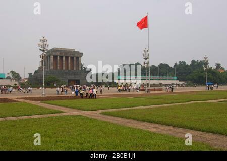 VIETNAM DEL NORD, HANOI, HO CHI MINH MAUSOLEO Foto Stock