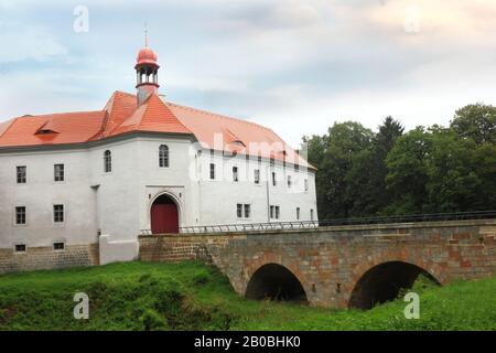 Chateau Vartenberk In Repubblica Ceca Foto Stock