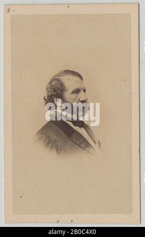 Artista sconosciuto, Fotografia di Charles Savage Homer, Sr., padre di Winslow Homer, n.d., fotografia su carta Foto Stock