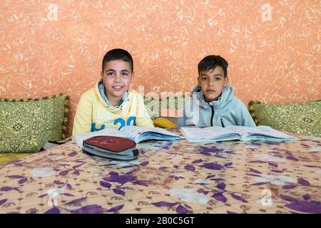 Marocco, Alnif, vita quotidiana Foto Stock