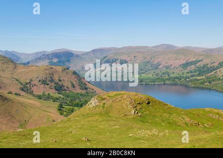 Ullswater View Lake District Foto Stock