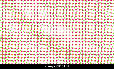 motivo a mezzitoni rosso verde e bianco. sfondo colorato e texture. illustrazione. rapporto widescreen. Foto Stock