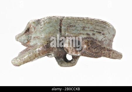 Scarabeo, foca, scarabeo, faience, 2,5 cm, Egitto Foto Stock
