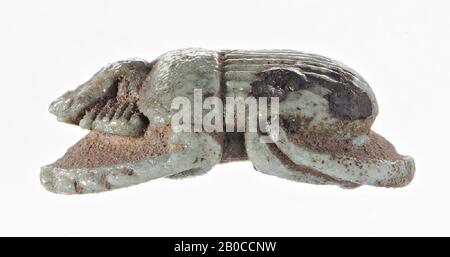 Scarabeo, foca, scarabeo, faience, 2,4 cm, Egitto Foto Stock