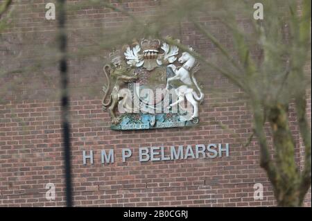 Una visione generale di HMP Belmarsh, Londra sudorientale, come un'indagine di omicidio è stata lanciata dopo la morte di un compagno. L'uomo è stato portato in ospedale in una condizione critica il Martedì notte e è morto Mercoledì. Foto Stock