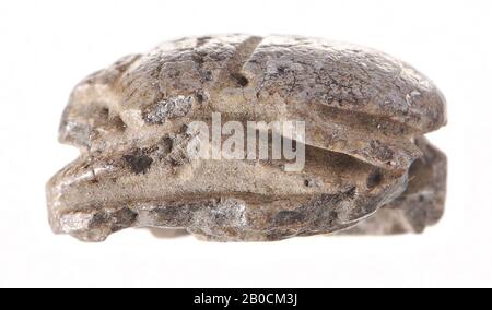 Scarabeo, illeggibile, foca, scarabeo, faience, 1 cm, Egitto Foto Stock