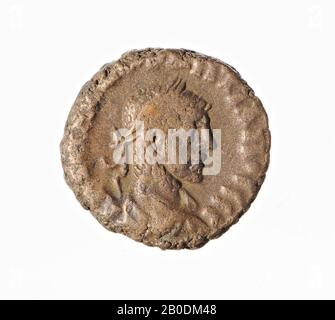 Egitto, moneta, tetraradrachm, Diocleziano, metallo, trilione, diam., 17 mm, peso, 6,96 gr, periodo greco-romano, epoca imperiale romana 288-289, Egitto Foto Stock