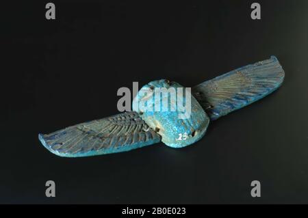 Egitto, foca, scarab, faience, 4,9 x 15,2 cm, Ubicazione, Egitto Foto Stock