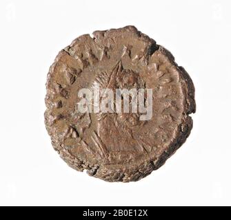 Egitto, moneta, tetraradrachm, Diocleziano, metallo, trilione, diam., 19 mm, peso, 7,78 gr, periodo greco-romano, epoca imperiale romana 294-295, Egitto Foto Stock