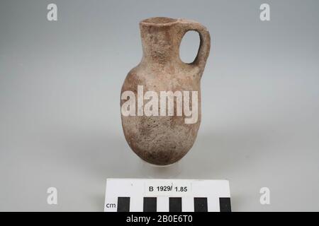 Antico Vicino Oriente, stoviglie, terracotta, H 13,2 cm, D 7 cm, posizione, Palestina Foto Stock