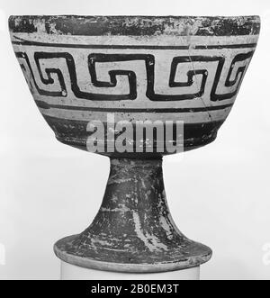 Antichità classica, vaso, Kalix, calice, terracotta, 13,5 cm, orientando -600, -550, Italia Foto Stock