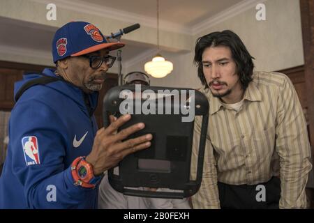 Anno Blackkansman : 2018 Direttore Usa : Spike Lee Spike Lee, Adam Driver Shooting Picture Foto Stock