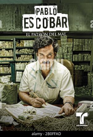 Pablo Escobar: El Patron Del Mal Serie Tv 2012 Colombia Andres Parra Poster Foto Stock