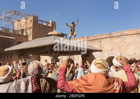 Les Nouvelles Aventures D'Aladin Anno : 2015 Francia / Belgio Direttore : Arthur Benzaquen Kev Adams Foto Stock