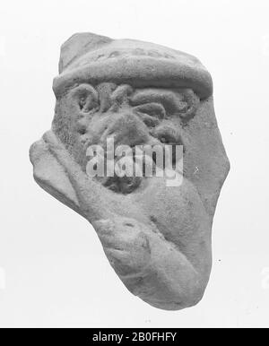 Antichità classica, lampada ad olio, terracotta, terracotta, 1,2 x 3,1 x 2,2 cm, Ubicazione, Turchia Foto Stock