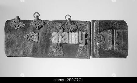 Paesi Bassi Medioevo, replica, accessori per cintura, metallo Foto Stock