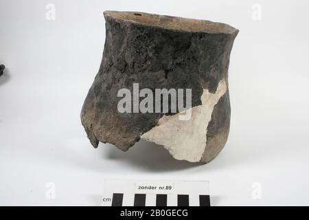 Preistoria, vaso, frammento, terracotta, h, 17,6 cm, diam, 19 cm, preistoria, Paesi Bassi Foto Stock