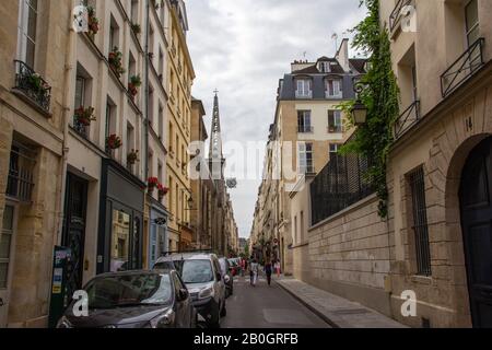 Ile Saint Louis Parigi Foto Stock