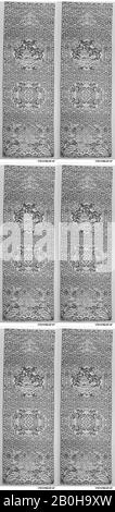 Sedia Strip, Cina, dinastia Qing (1644–1911), Data inizio 18th secolo, Cina, Seta, filo metallico, 65 x 21 pollici. (165,10 x 53,34 cm), tessuto tessile Foto Stock