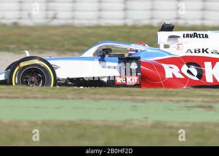 Barcellona, Spagna. 20th Feb, 2020. George russell (gbr) williams fw45 durante i test pre-stagione 2020, Campionato di Formula 1 a Barcellona (Spagna), Italia, 20 Febbraio 2020 Credit: Independent Photo Agency Srl/Alamy Live News Foto Stock