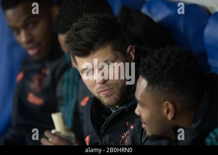 Madrid, Spagna. 20th Feb, 2020. KLAAS-JAN HUNTELAAR DURANTE LA PARTITA GETAFE CONTRO AJAX AMSTERDAM, UEFA EUROPA LEAGUE PRESSO ALFONSO PEREZ COLISEUM. Giovedì 20 FEBBRAIO 2020 Credit: Cordon PRESS/Alamy Live News Foto Stock