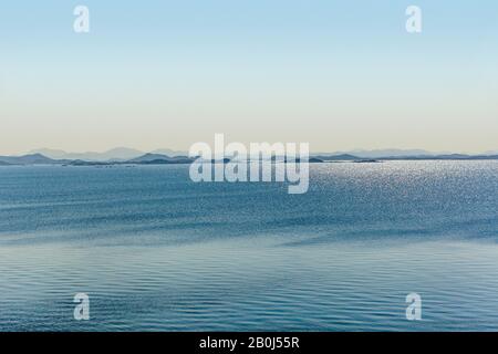 Lago Nasser, Aswan, Egitto Foto Stock