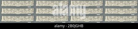 Pezzo, fiammingo, Mechlin, 18th secolo, fiammingo, Mechlin, merletto A Bobina, L. 10 1/2 x W. 2 pollici (26,7 x 5,1 cm), Textiles-Laces Foto Stock