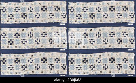 Striscia, Italiano, 16th secolo, Italiano, Cutwork, L. 11 x W. 3 3/4 pollici, 27,9 x 9,5 cm, Textiles-Laces Foto Stock