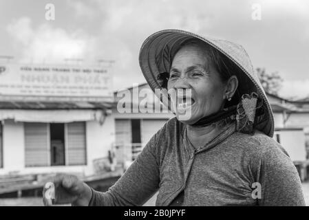 sui mercati fluttuanti Foto Stock