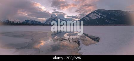 Winter Wonderland A Banff National Park, Alberta, Canada. Foto Stock