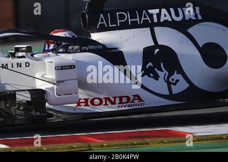 Pierre Gasly (fra) scuderia toro rosso str15 durante i test pre-stagione 2020, Campionato di Formula 1 a Barcellona (Spagna), Italia, 20 febbraio 2020 Foto Stock