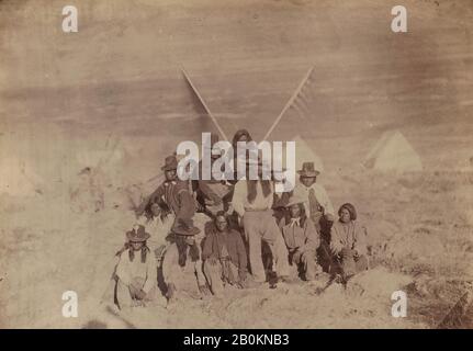 Timothy H. o'Sullivan, Shoshone, Timothy H. o'Sullivan (American, Born Ireland, 1840–1882), 1867–72, stampa in argento Albumen da vetro negativo, immagine: 22,9 x 29 cm, Fotografie Foto Stock