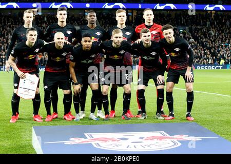 Londra, Regno Unito. 19th febbraio 2020. Durante la partita della UEFA Champions League Round di 16 tra Tottenham Hotspur e la RB Leipzig al Tottenham Hotspur Stadium, Londra, Inghilterra, il 19 febbraio 2020. Foto Di Carlton Myrie. Solo uso editoriale, licenza richiesta per uso commerciale. Nessun utilizzo nelle scommesse, nei giochi o nelle singole pubblicazioni di club/campionato/giocatore. Credit: Uk Sports Pics Ltd/Alamy Live News Foto Stock