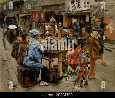 Robert Frederick Blum, The Ameya, American, Robert Frederick Frederick Blum (American, Cincinnati, Ohio 1857–1903 New York), Dal 1893, American, Oil On Canvas, 25 1/16 X 31 1/16 In. (63,7 x 78,9 cm), Dipinti Foto Stock