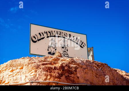 Old Timers Mine in Coober Pedy, South Australia Foto Stock