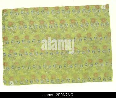 Frammento, 17th-18th secolo, Realizzato in Iran, 11 7/8 x 16 5/8 in. (30,2 x 42,2 cm), Textiles Foto Stock