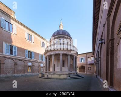 Tempietto del Bramante a San Pietro in Montorio, Roma Foto Stock