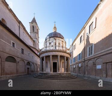 Tempietto del Bramante a San Pietro in Montorio, Roma Foto Stock