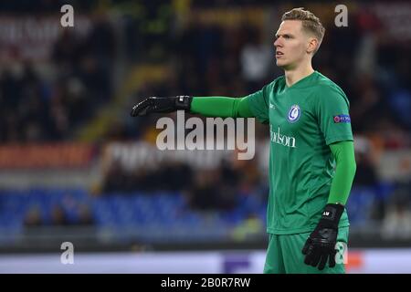 Roma, Italia. 21st Feb, 2020. Europa League Round Of 32 Rome / Kaa Gent, Roma (Italia) Febbraio 20th 2020 Thomas Kaminski Credit: Agenzia Fotografica Indipendente/Alamy Live News Foto Stock