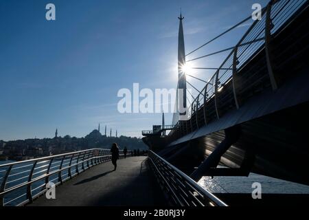 Stazione Della Metropolitana Halic, Istanbul Turchia Foto Stock
