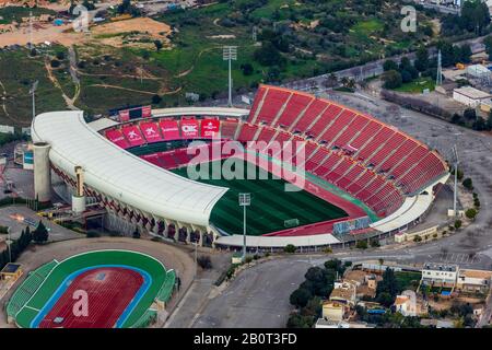 Stadio Estadi De Son Moix A Palma, 04.01.2020, Luftbild, Spagna, Isole Baleari, Maiorca, Palma Di Maiorca Foto Stock