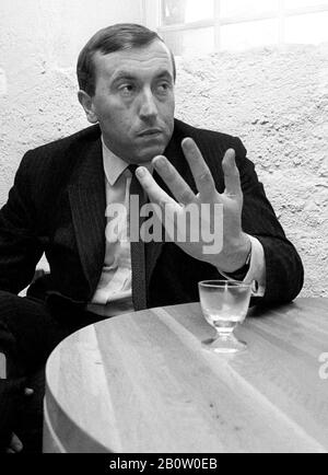 David FROST giornalista britannico alla BBC di Stoccolma Foto Stock