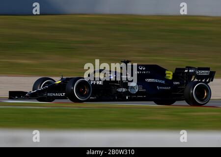 03 Daniel Ricciardo Team Renault F1, Campionato Mondiale Di Formula 1 2020, Winter Testing Days 1 2020 Barcelona, 19-21 Febbraio 2020.Foto Federico Bas Foto Stock